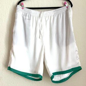 Zara Men's Contrast Stripe Satin Shorts (Medium) NWT